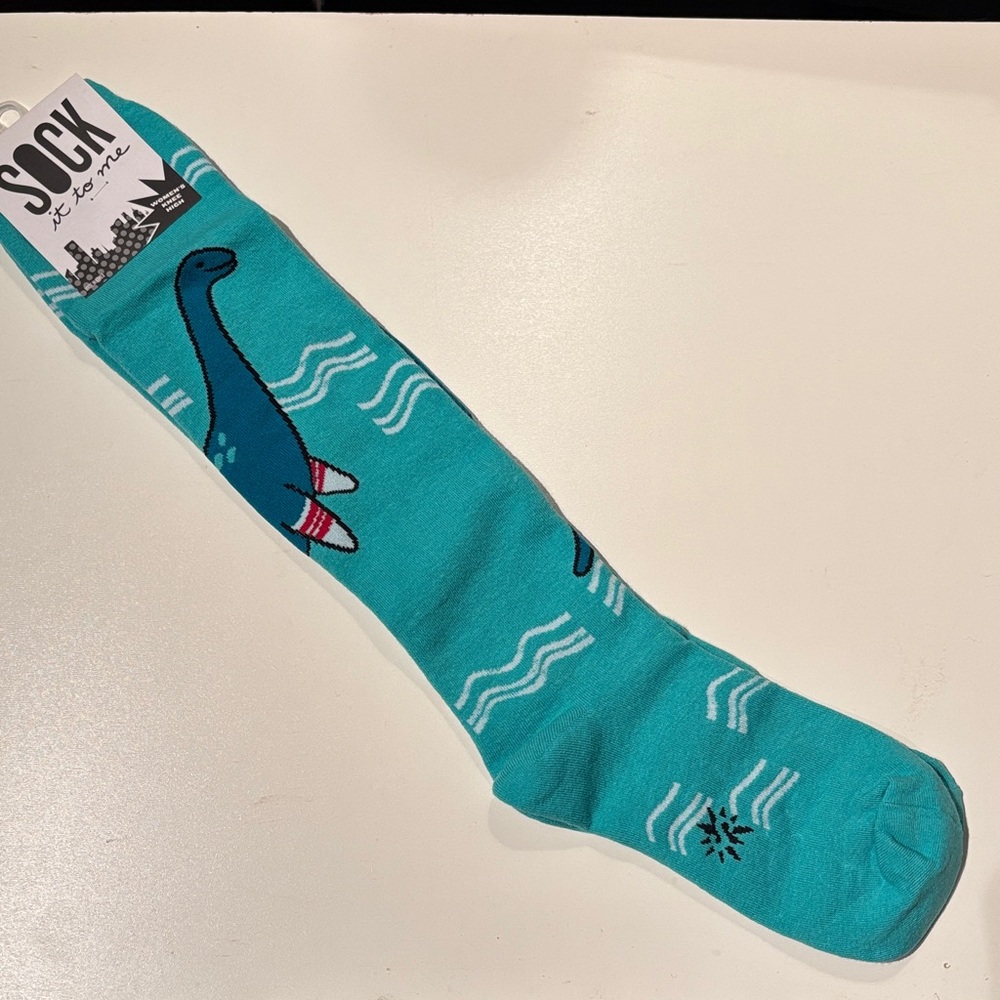 SOCK IT TO ME WOMENS Nessie Loch Ness KNEE HI SOCKS